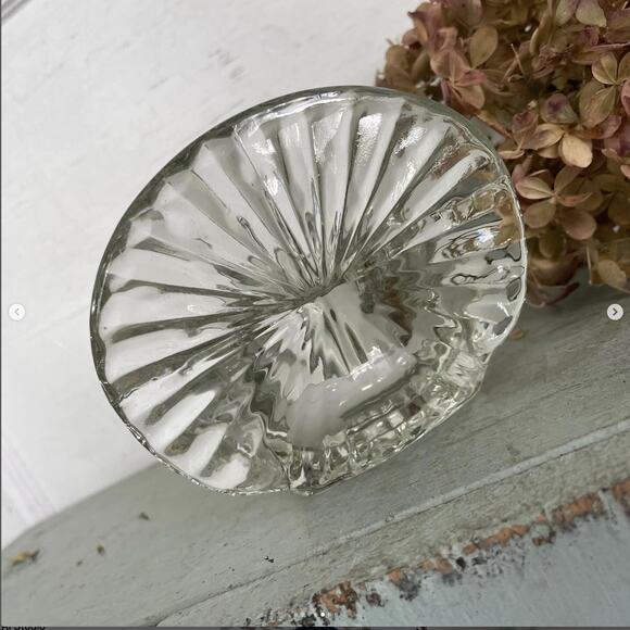 Vintage Avon Glass Turkey Thanksgiving Dinner Table Votive Candleholder Planter - Picture 5 of 7